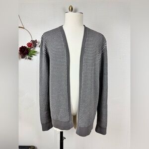All Saints Charcoal Textured Cardigan